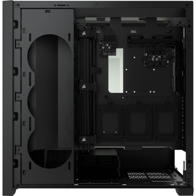 Кутия Corsair iCUE 5000X RGB Mid Tower, Tempered Glass, Черна 