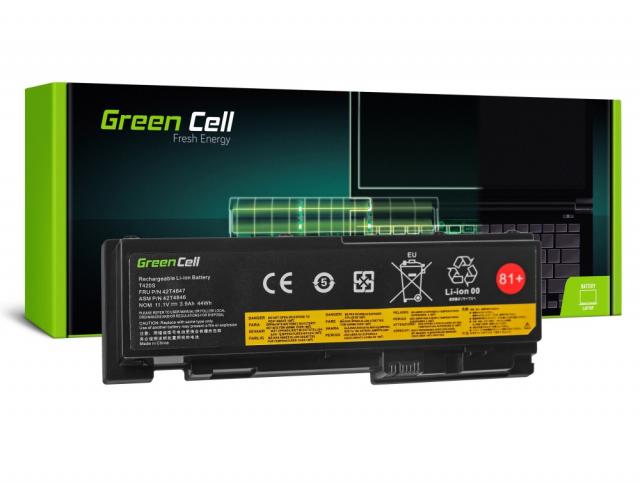 Батерия  за лаптопh GREEN CELL, Lenovo ThinkPad T420s T420si T430s 42T4846, 11.1V, 3600mA 