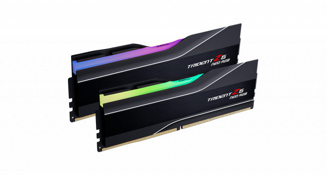 Памет G.SKILL Trident Z5 Neo RGB Black 64GB(2x32GB) DDR5 6000MHz F5-6000J3040G32GX2-TZ5NR 