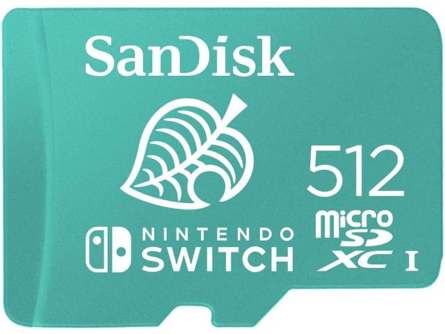 Карта памет SanDisk for Nintendo Switch, microSDXC UHS-I, 512GB, До 100MB/s 