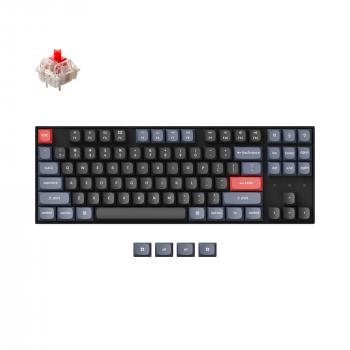 Mechanical Keyboard Keychron K8 Pro TKL Gateron G Pro(Hot Swappable) Red Switch RGB Backlight Plastic Frame