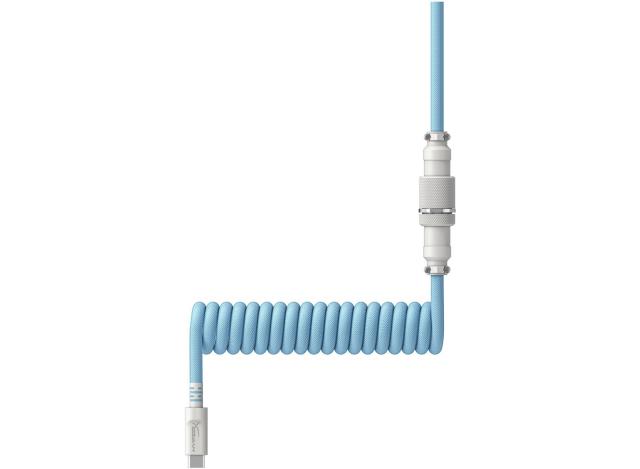 Кабел за клавиатура HyperX Coiled Cable USB-C Light Blue-White 