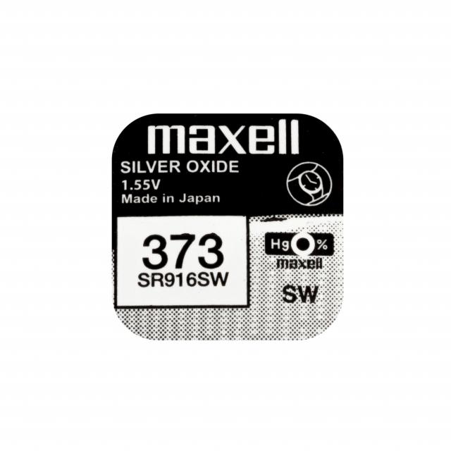 Бутонна батерия сребърна MAXELL SR916 SW /373/1.55V 