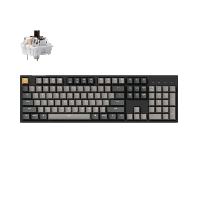 Геймърска Механична клавиатура Keychron C2 Pro QMK/VIA Full-Size Keychron K Pro Brown Switch RGB Backlight 