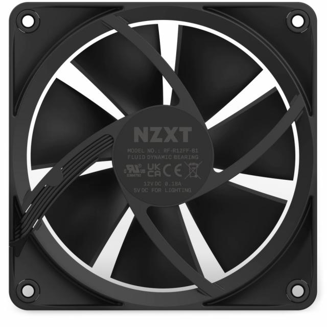 Fan NZXT F120 RGB Black 