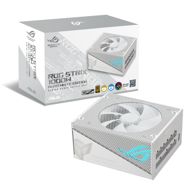 Power Supply ASUS ROG Strix 1000W 80+ Gold Aura White 