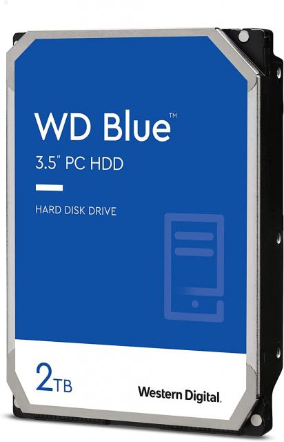 HDD WD Blue, 2TB, 7200rpm, 256MB, SATA 3 