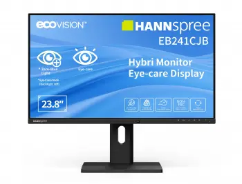 Monitor Hybrid Hannspree EB241CJB - 24"inch ecoVision TN, FHD(1920x1080), 75Hz, USB-C