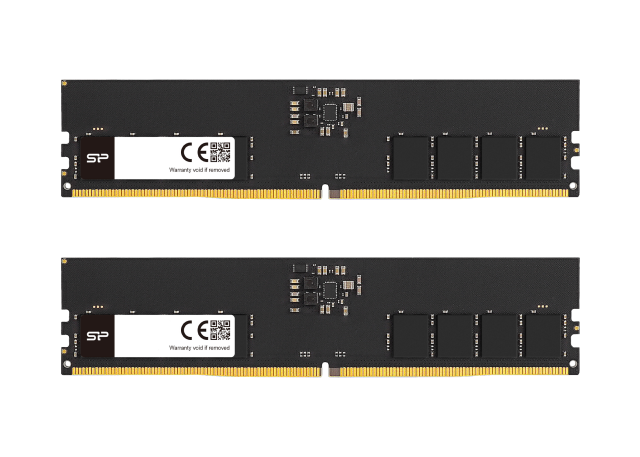 Memory Silicon Power 32GB (2x16GB) DDR5 4800MHz CL40 UDIMM SP032GBLVU480F22 