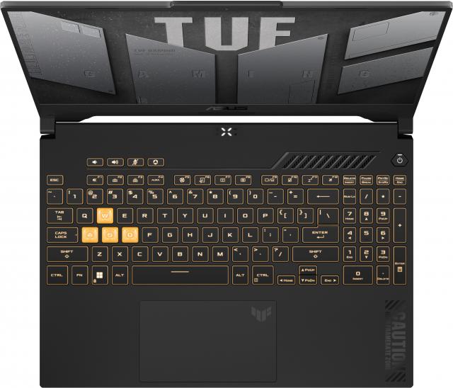 Лаптоп ASUS TUF F15 Intel Core i7-13620H, 15.6 FHD IPS 144Hz, 16GB DDR5, 1TB SSD, RTX 4050 4GB 