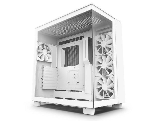 Кутия NZXT H9 Flow Matte White 