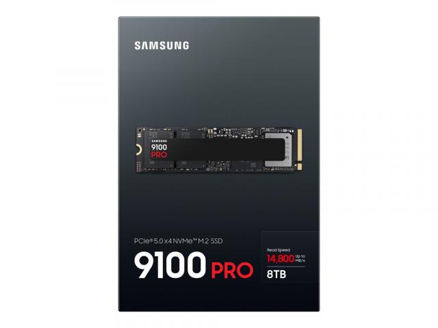 SSD SAMSUNG 9100 PRO 8TB, PCIe 5.0 NVMe M.2 Type 2280 