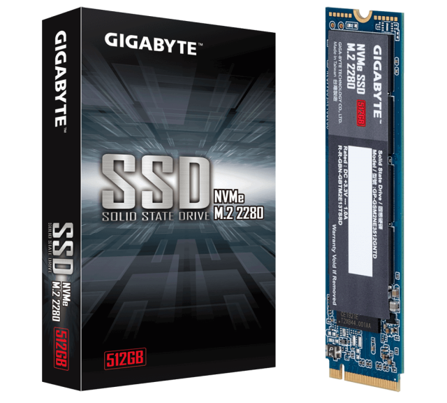 Solid State Drive (SSD) Gigabyte M.2 Nvme PCIe Gen 3 SSD 512GB 