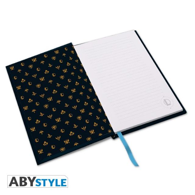 ABYSTYLE LEAGUE OF LEGENDS Notebook Hextech Logo A5 