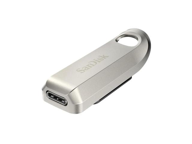 USB stick SanDisk Ultra Luxe, 64GB, USB 3.2 Gen 1, USB-C, Silver 