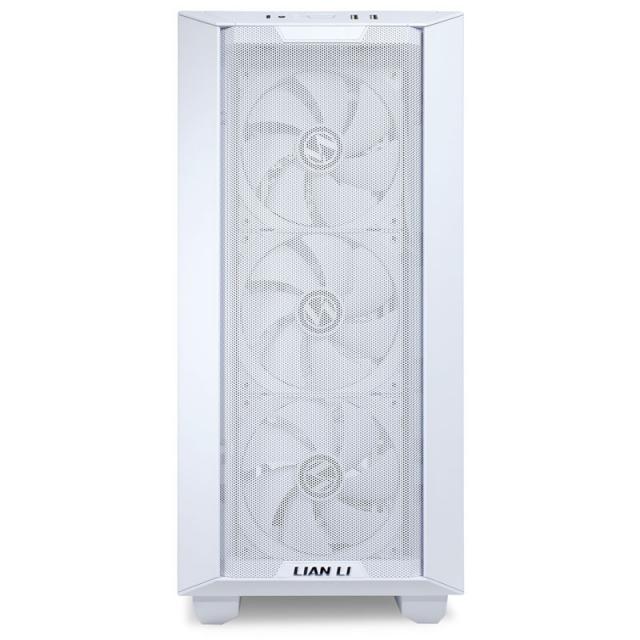 Кутия Lian-Li LANCOOL III Mid-Tower, Tempered Glass, Бяла 