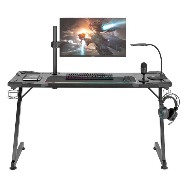 Gaming Desk Nemesis II - Black/Blue 