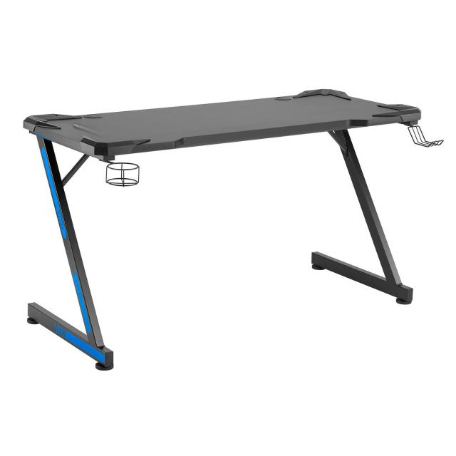 Gaming Desk Nemesis II - Black/Blue 