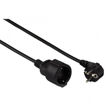 Hama "Profi" Earthed Extension Cable, 5 m, black