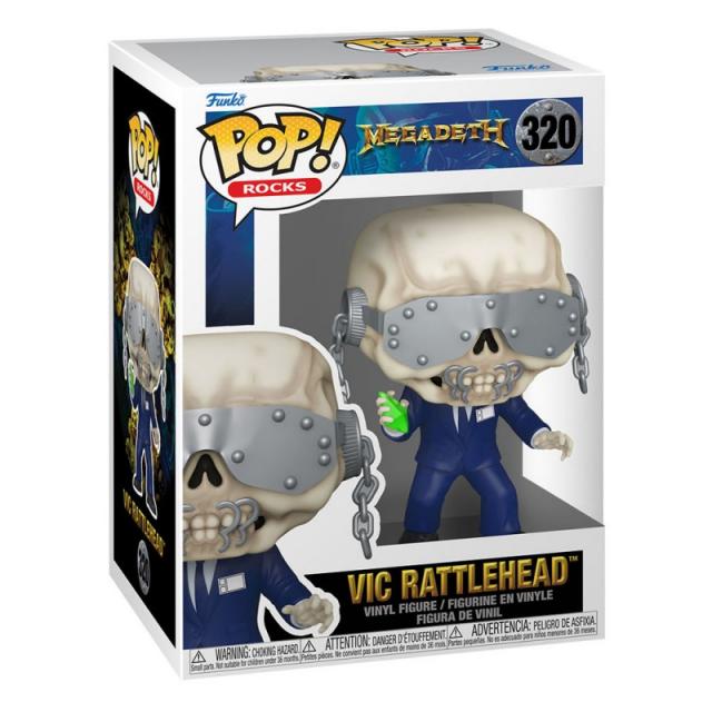 Funko Pop! Rocks: Megadeth - Vic Rattlehead #320 Vinyl Figure 