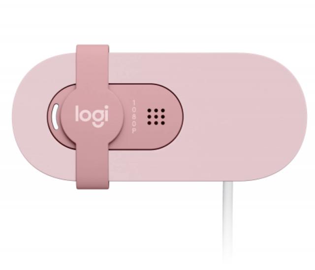 Web Cam with microphone Logitech BRIO 100, Full-HD, USB-A, Rose 