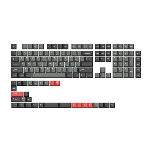 Keychron Cherry Profile Double Dolch Red 