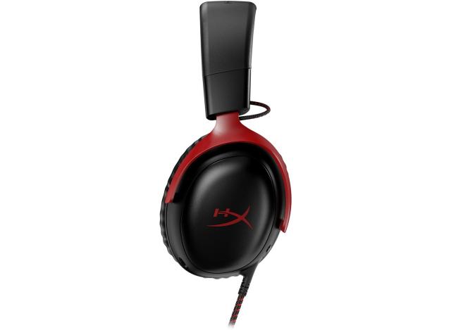 Геймърски слушалки HyperX Cloud III, Микрофон, Черно/Червено 