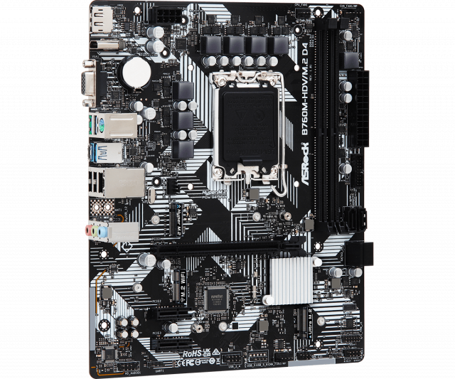 Дънна платка ASRock B760M-HDV M.2, LGA1700, ATX 