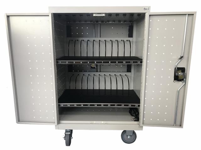 Tablet Storage and Charging Cart Estillo LP-1224 - For 24 mobile devices 