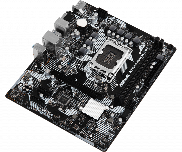 Дънна платка ASRock B760M-HDV M.2, LGA1700, ATX 