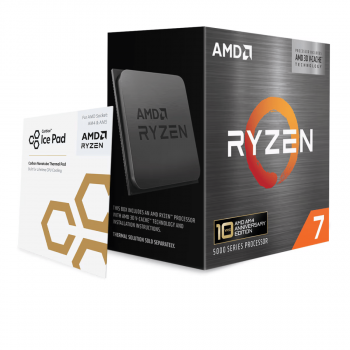 CPU AMD Ryzen 7 5800X3D, 8 Cores, 3.4GHz (Up to 4.5GHz), 96MB, 105W, AM4 +  Carbice Ice Pad