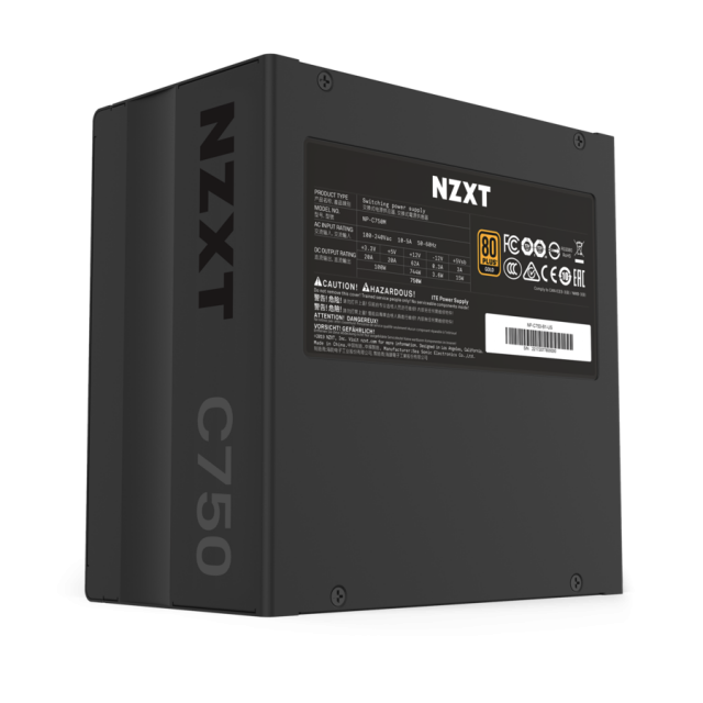 Захранващ блок NZXT C750, 750W 80+ Gold 