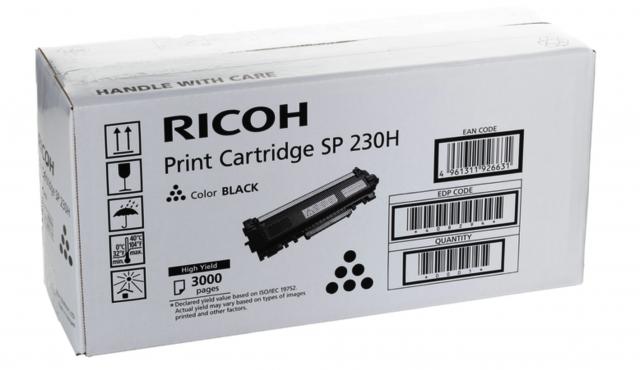 Тонер касета RICOH SP 230H ,3000к.,Черен 