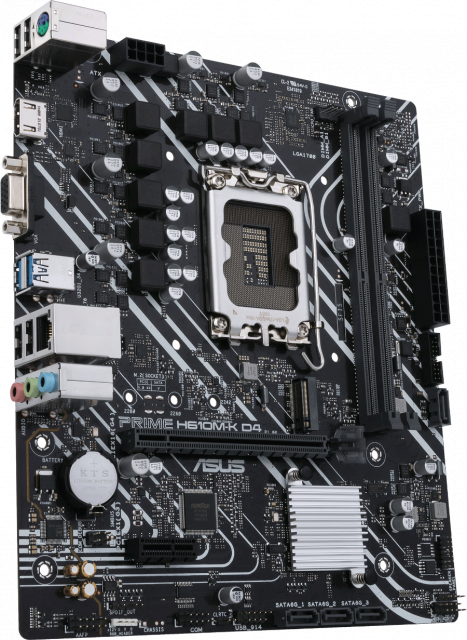 Дънна платка ASUS PRIME H610M-K D4, LGA 1700 mATX 