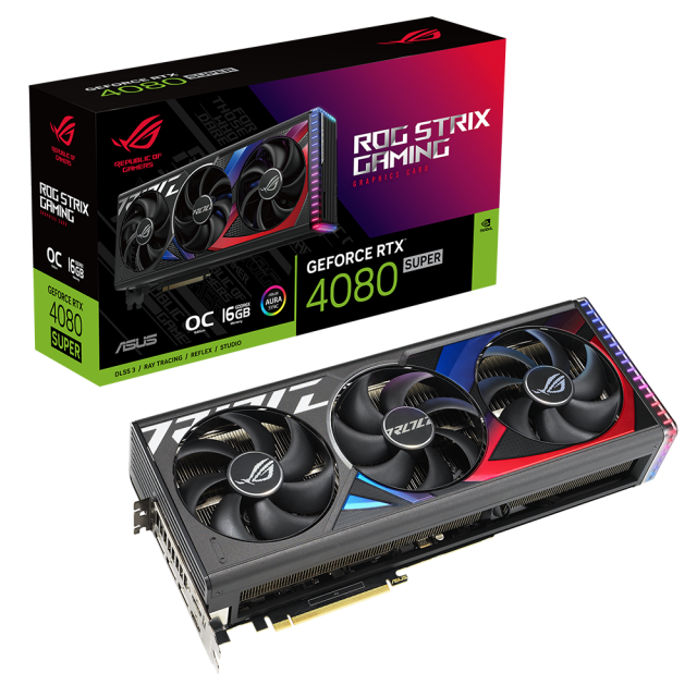 Видео карта ASUS ROG STRIX RTX 4080 SUPER 