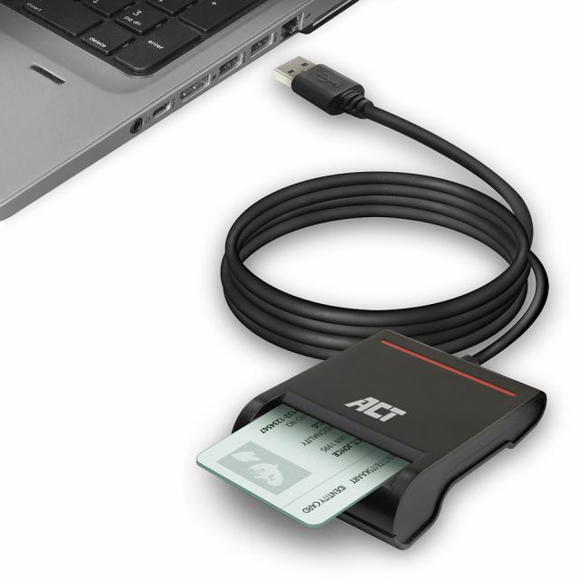 ACT USB 2.0 Smart Card ID reader 