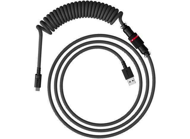 HyperX USB-C Coiled Cable Gray-Black 