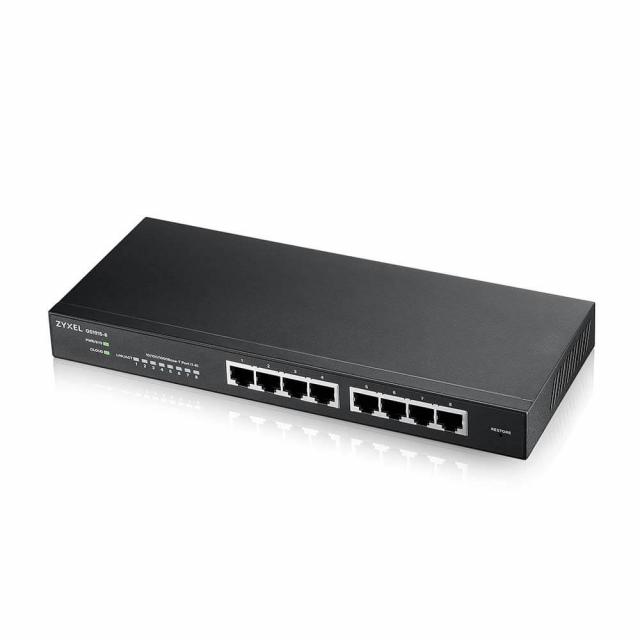 Switch 8-port ZyXEL GS1915-8, Gigabit, managed, standalone or Nebula management 