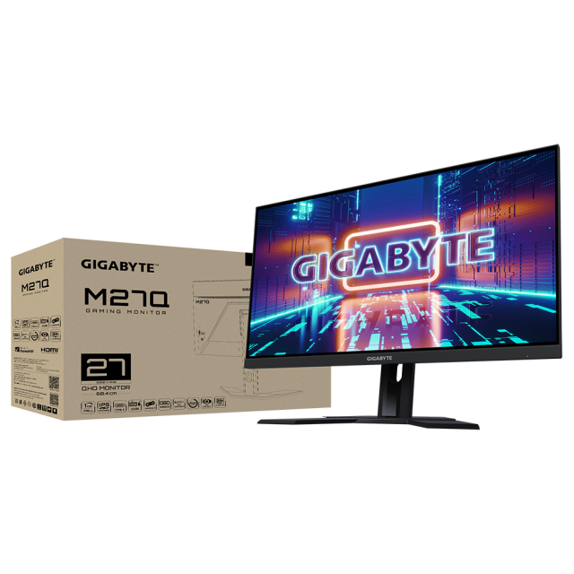 Gaming Monitor Gigabyte M27Q-EK, QHD, 170hz, 1 ms Rev 2.0 