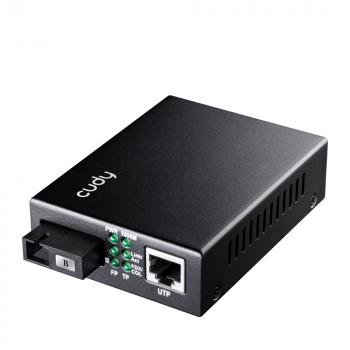 Cudy Media Converter MC100GSB-20B, SC fiber port, RJ-45, 20 km