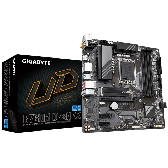 Дънна платка GIGABYTE B760M DS3H AX DDR5 