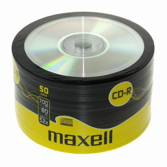 CD-R80 MAXELL, 700MB, 52x, 50pk 