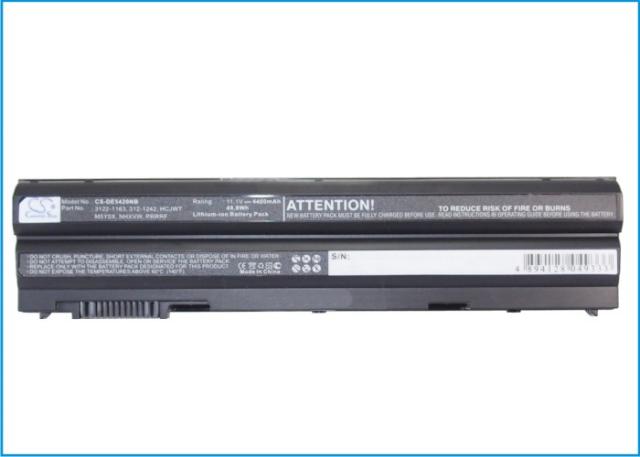 Laptop Battery for Dell Latitude E5420 E5520 E6420 E6520 E5420 11.1V 4400mAh CAMERON SINO 