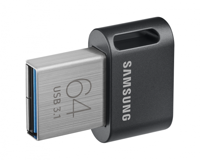 USB памет Samsung FIT Plus, 64GB, USB-A, Черна 