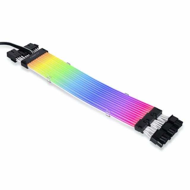 Удължителни RGB за кабели Lian-Li Strimer Plus V2, GPU, Triple 8-pin, ARGB 