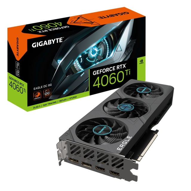 Graphic card GIGABYTE RTX 4060 TI EAGLE OC 8GB GDDR6 