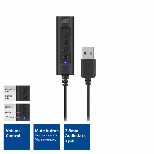 USB-A External Sound Card 