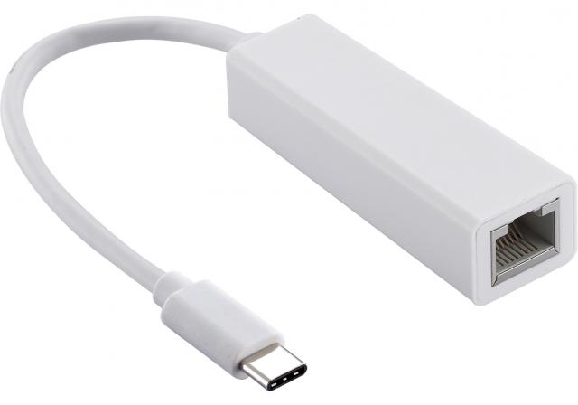 USB-C to LAN Adapter, Type C to RJ45 Ethernet Network 10/100 Mbps 