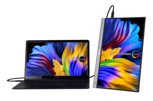 Монитор ASUS ZenScreen MQ16AH - 15.6",OLED, 1ms, HDR-10 