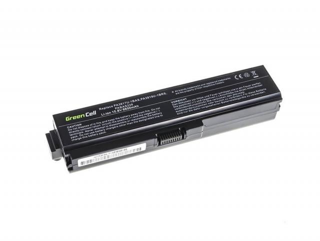 Батерия  за лаптоп GREEN CELL, Toshiba Satellite C650 C650D C660 C660D L650D L655 L750 PA3636U PA3817U, 10.8V, 6600mAh 